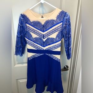 Beautiful blue lace womens dress size s